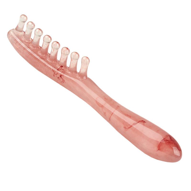 Resin Antler Scalp Massage Comb Massage Scalp Meridians Five-claw Meridian Massage Comb Neck Meridian Brush Comb