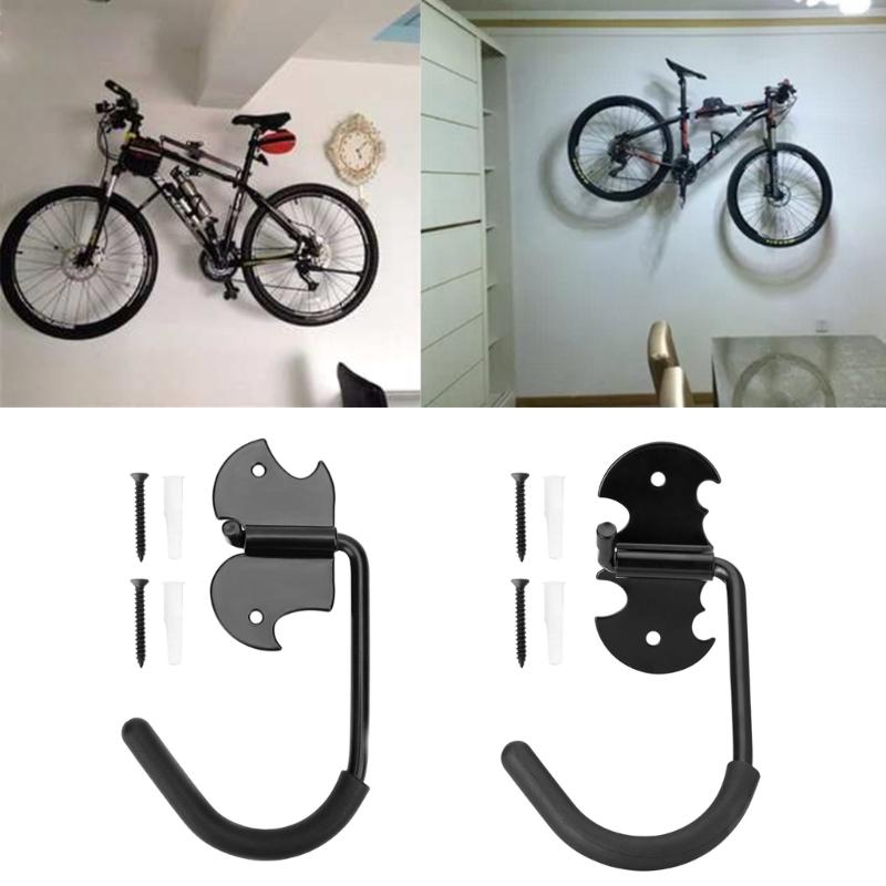 Bike Storage Foldable Cycle Bike Hanger Rack Wall Rack Garage Road Bike Bracket