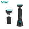VGR New Retro Men's Multifunctional Two-in-One Shaver IPX4 Waterproof and Anti-corrosion Durable Wet and Dry Dual-use Safe Skin-friendly Shaver