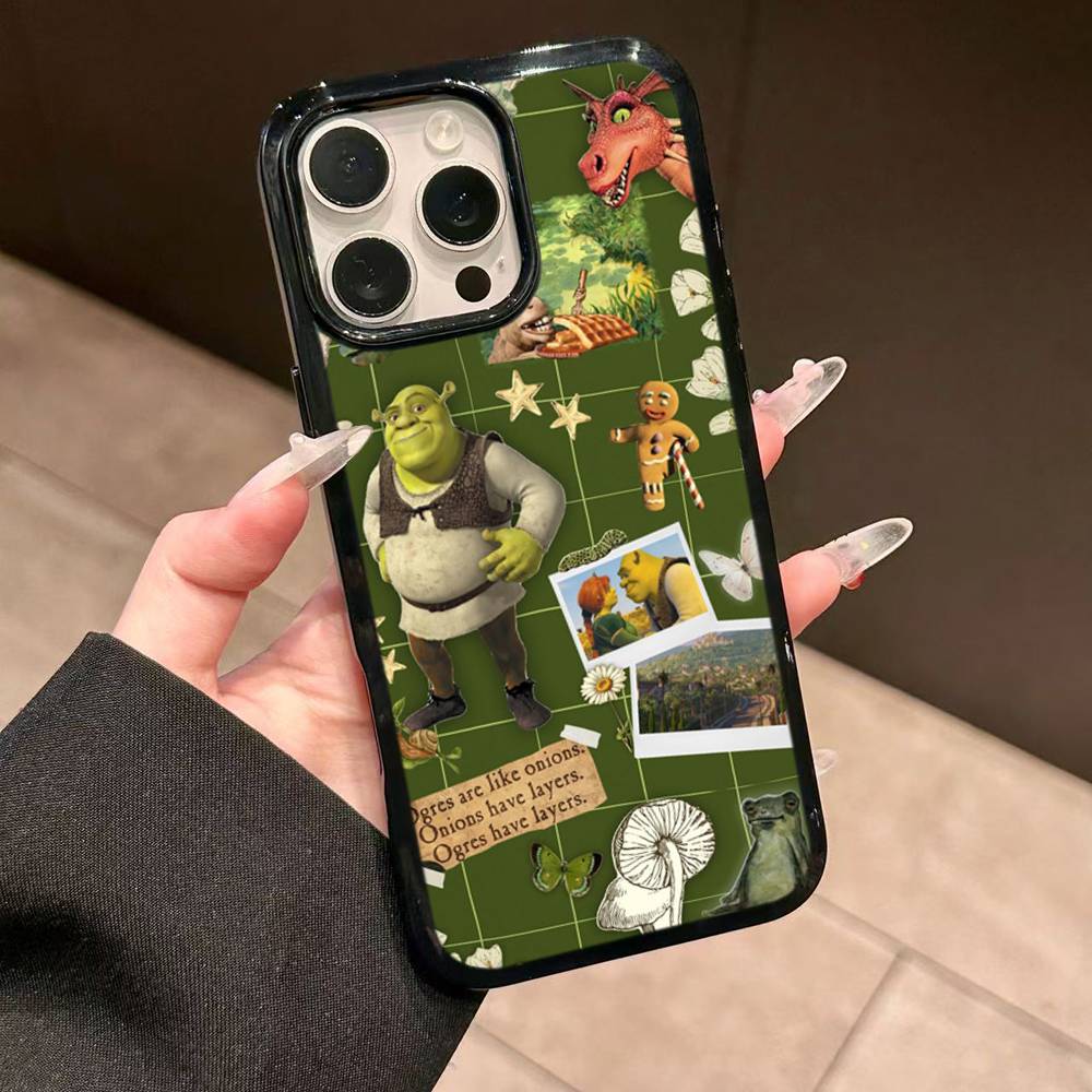 Classic Movie S-Shrek For IPhone 17 16 15 14 13 12 11 Mini Pro Max Plus PC+TPU Back Phone Cover