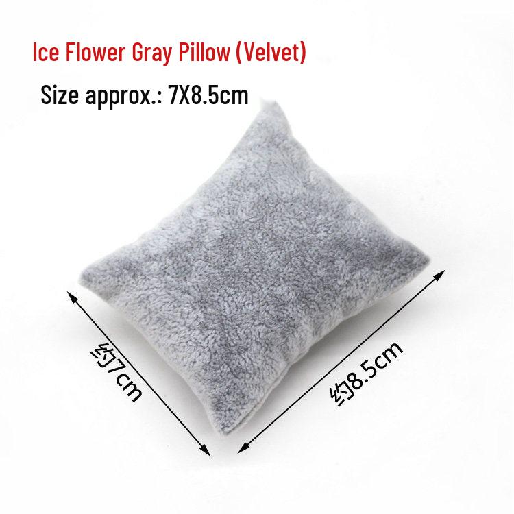 Wenwan Bead Display: Linen Pillow Bag for Bracelet, String, Watch, & Jewelry Décor