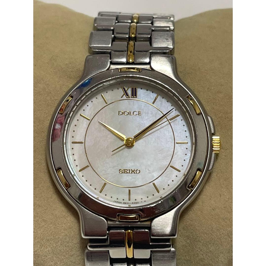 Used SEIKO DOLCE Dolce 5E31-6D50 Ladies Operation