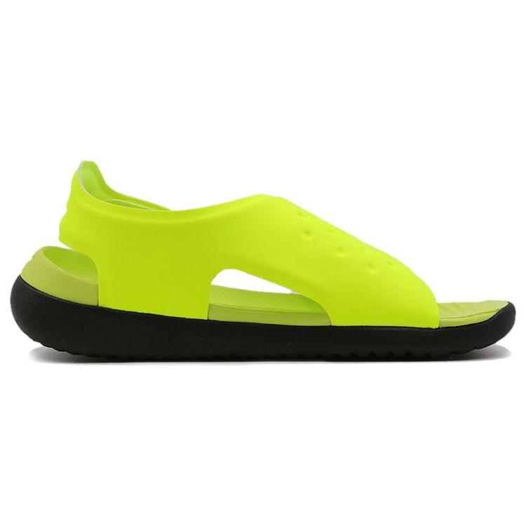 Nike Sunray Adjust 5 Casual Sports Kinder Sandalen Kinder Sandalen Gelb Schwarz AJ9076-700
