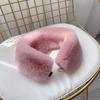 Winter Furry Fur Collar Plush Fake Fur Scarf New Faux Fox Fur Collar Shawl