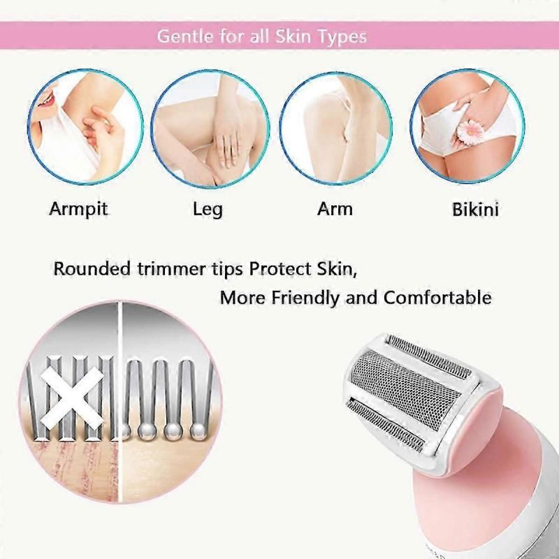 Philips Female Replacement Shaver Heads BRL130 BRL140 BRL126/136/146 for BRE620 640 650 630-1 Razor Blades