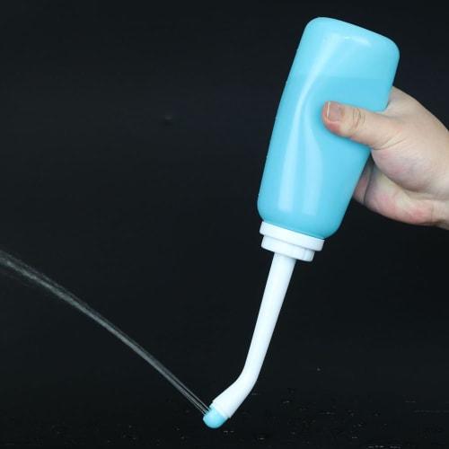 Easy and Convenient! Multi-purpose Irrigator, 350ml, for Enema, Vaginal Cleansing, Colon Cleansing, and Delicate Care. Unisex, Manual Pump.