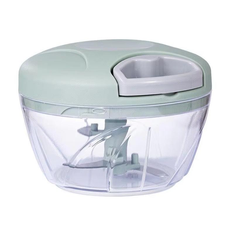 Manual Garlic Chopper Food Grinder Hand-Pulled Rotating Cutting Suitable for Vegetables Meat Fruit Onion Chopping Kitchen Tool