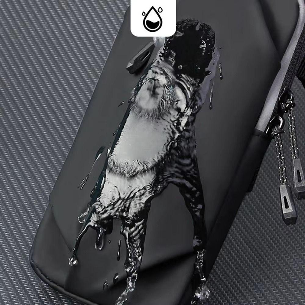 Elastic Mobile Phone Arm Bag Waterproof Running Chest Bag Sports Wrist Pack  Gym Yoga Cycling