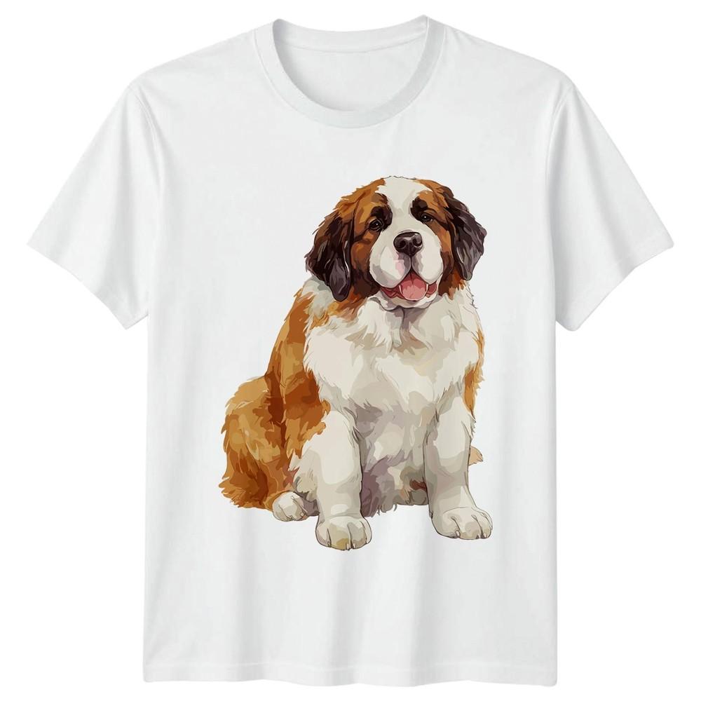 Saint Bernard TShirt Dog Lover Gift For Him And Her S
