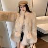 Winter New Imitation Fox Fur Coat Female Cute Hairball Light Fluff Warm Coat