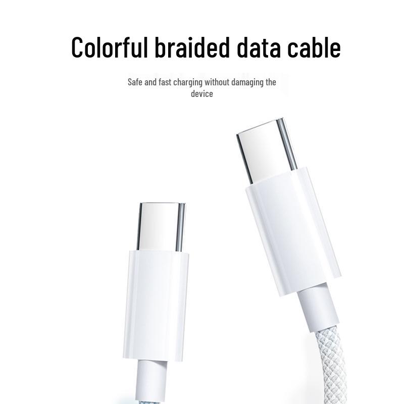 Huawei Compatible Dual Type-C Fast Charging Cable for Apple 15C - True PD20W C to C Fast Charging