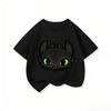 Cozy Kids Short Sleeve Tee Trendy Round Neck Adorable How To Train Your Dragon Pattern Cute Street Daily Wear 3 14