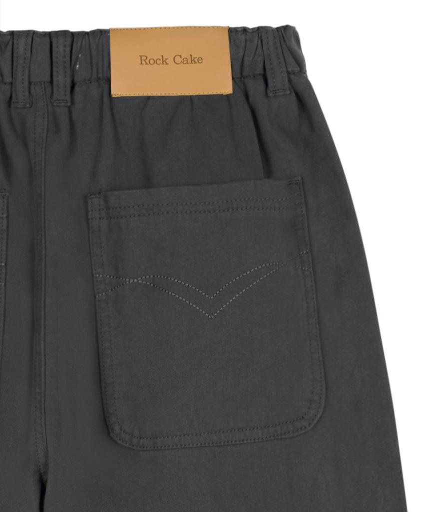 ROCKCAKE Draw Pocket Work Pants - Charcoal