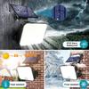 Upgrade Solar Lights Outdoor 190LED 3 Modes Motion Sensor Flood Lights with Remote IP65 Waterproof Security Solar Lights for Outside