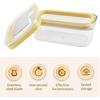 Butter Slicer Cutter Dish Airtight Box Stick Container Airtight Lid Butter Cheese Fresh-Keeping Box Crisper Box for Refrigerator