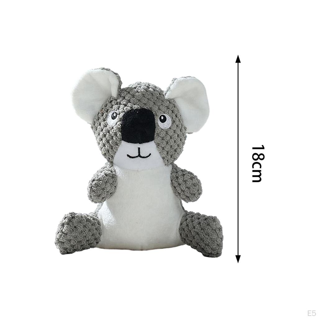 Lindo Juguete Squeaky de Animal para Perros Sonido Incorporado Protección de Muebles Mantener Activo Calmante Interactivo