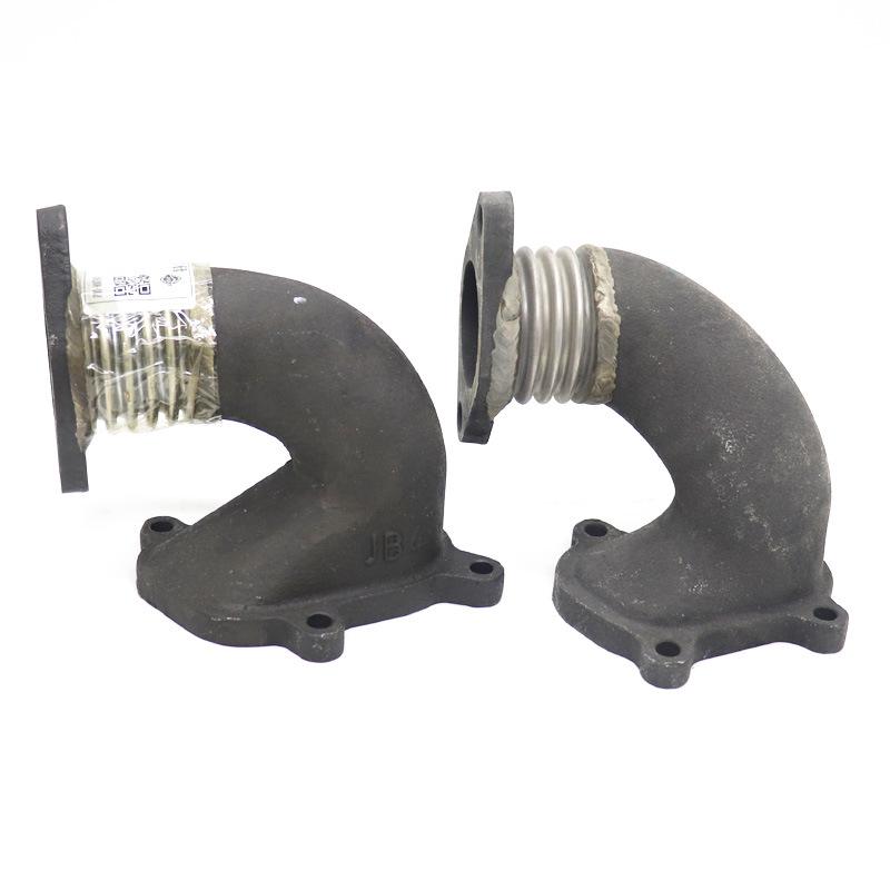 Compatible with Classic Transit Exhaust Bend & Turbocharger Bend; Genuine Original Exhaust Connection Pipe