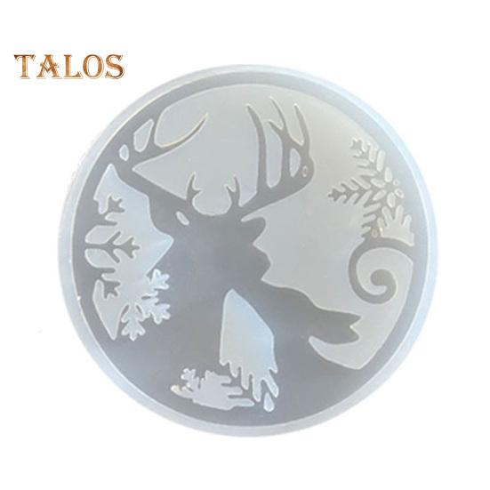 Cupă Mat Mat Decorativ Antiaderent 9 Stiluri Utilă Craciun Cup Mat Mold pentru Crăciun