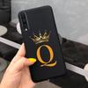 For Samsung Galaxy A50 A50S A30S Case Silicone Letters Crown Back Cover Phone Cases For Samsung A50 A 50 30 S A307F A507F Fundas