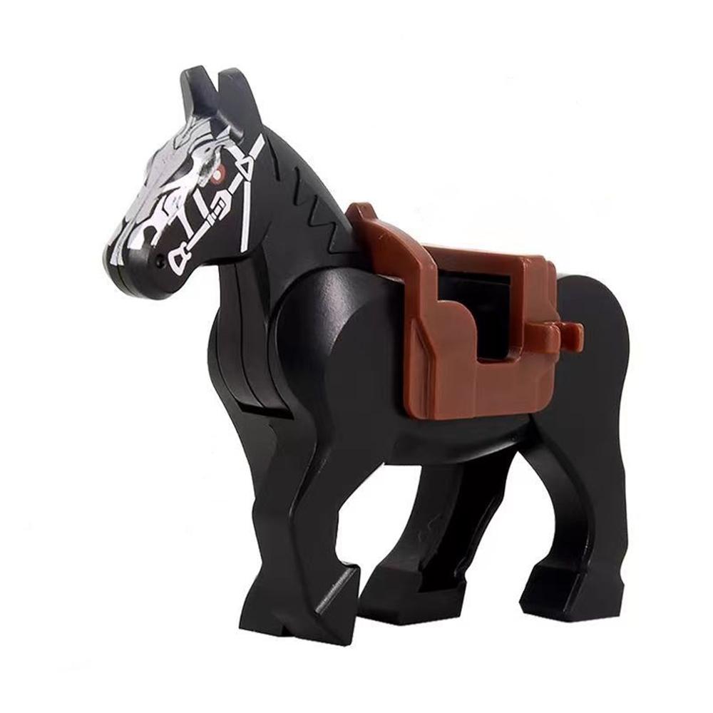 

Городское творчество Средневековая военная армия Боевой конь Боевая колесница Настольные украшения Модель Строительные блоки Кирпичи Детские игрушки