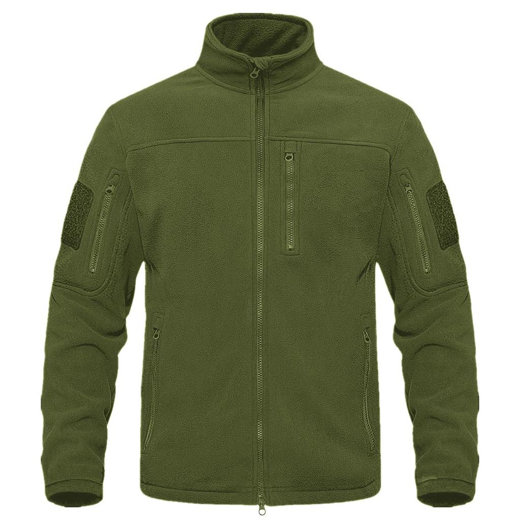 Men's 2026 Autumn/Winter Tactical Fleece Jacket - Stand-up Collar, Warm Outdoor Sports Gear