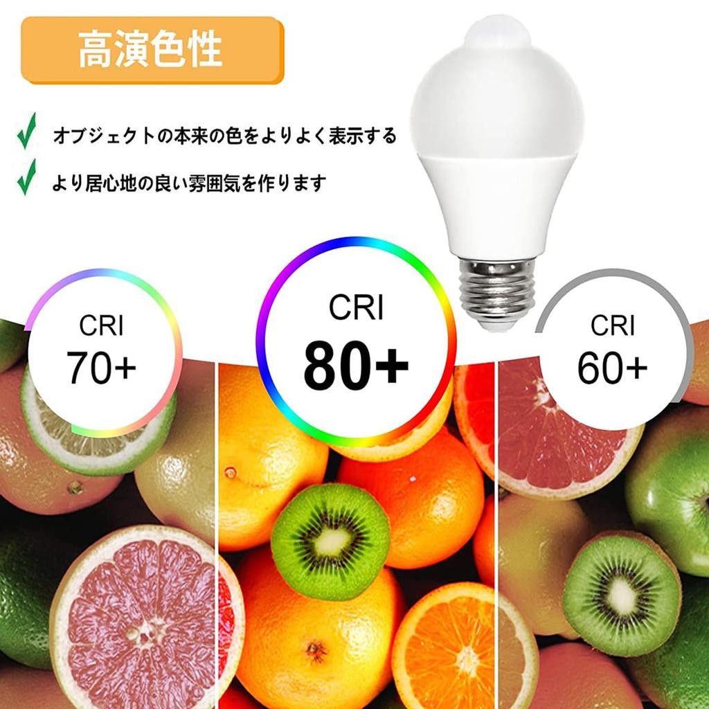FYHART E26 LED Motion Sensor Bulb, E26 Base, 7W (equivalent To 60W), 800LM, Automatic OnOff, for Bathroom, Stairs, Corridor, Entrance Lighting (Warm