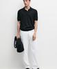 Masimodutti Wool Blend Knit Polo