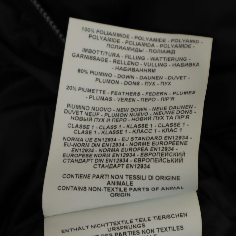 Unused Fay Made In Italy Down Jacket S Charcoal Black Men's Used