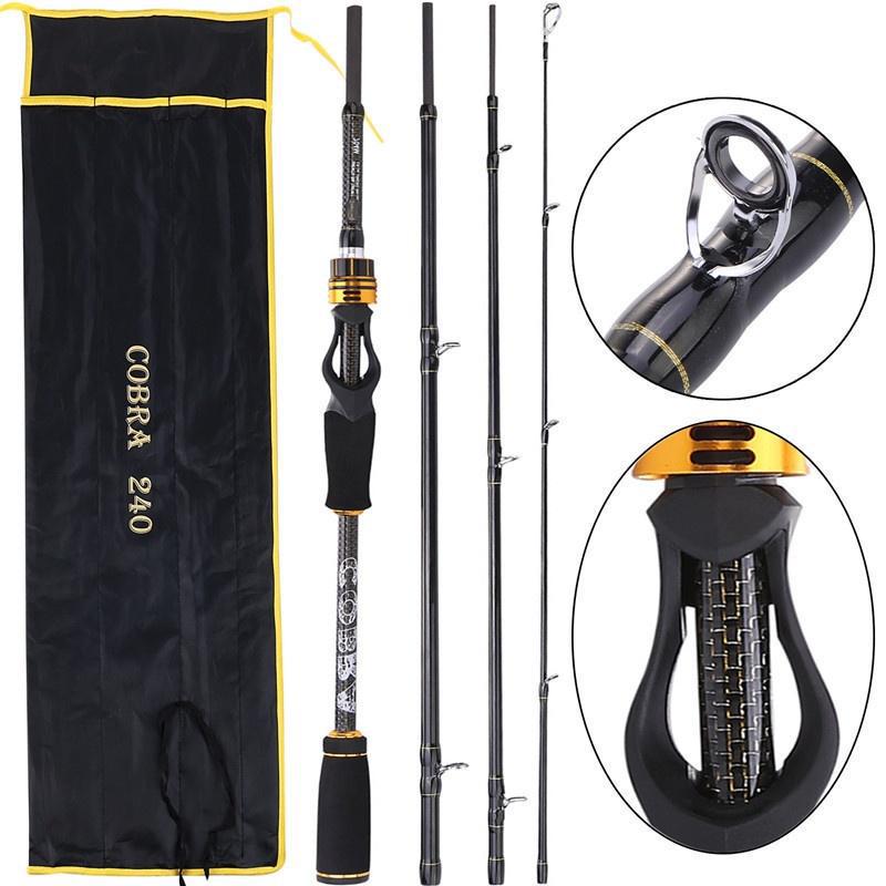 

Удочка 1,8-2,4 м для кастинга, спиннинговая удочка, удочка из 99% углеродного волокна, силовые удочки 4 SEC M/MH 1.8m-(6 )-M