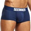 Men's Cotton Breathable Hip-Lifting Slim Solid Color Boxer Briefs