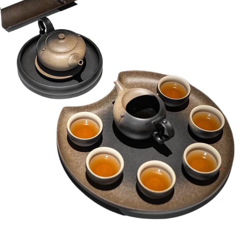 

Edenus Silver Kung Fu Tea Set with Tea Tray