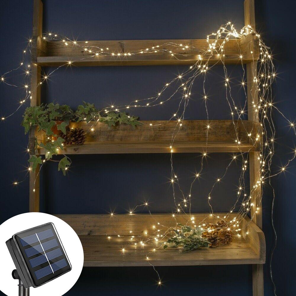 Xiaomi 2M Solar Powered LED Branch Lights With Copper Waterproof Waterfall Light For Garden Party Outdoor Christmas Tree Decoration