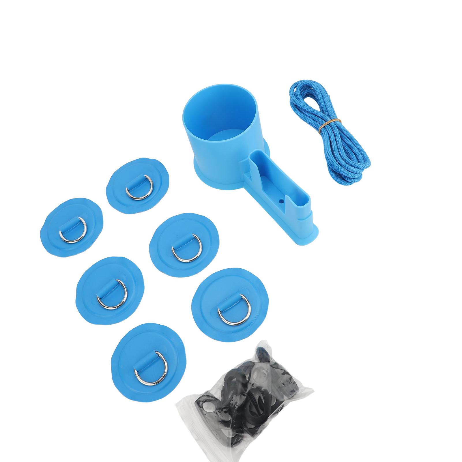 

Держатель для напитков и телефона для падлборда, фиксация ПП-веревкой, держатель для напитков для каяка для доски для гребли стоя с Blue