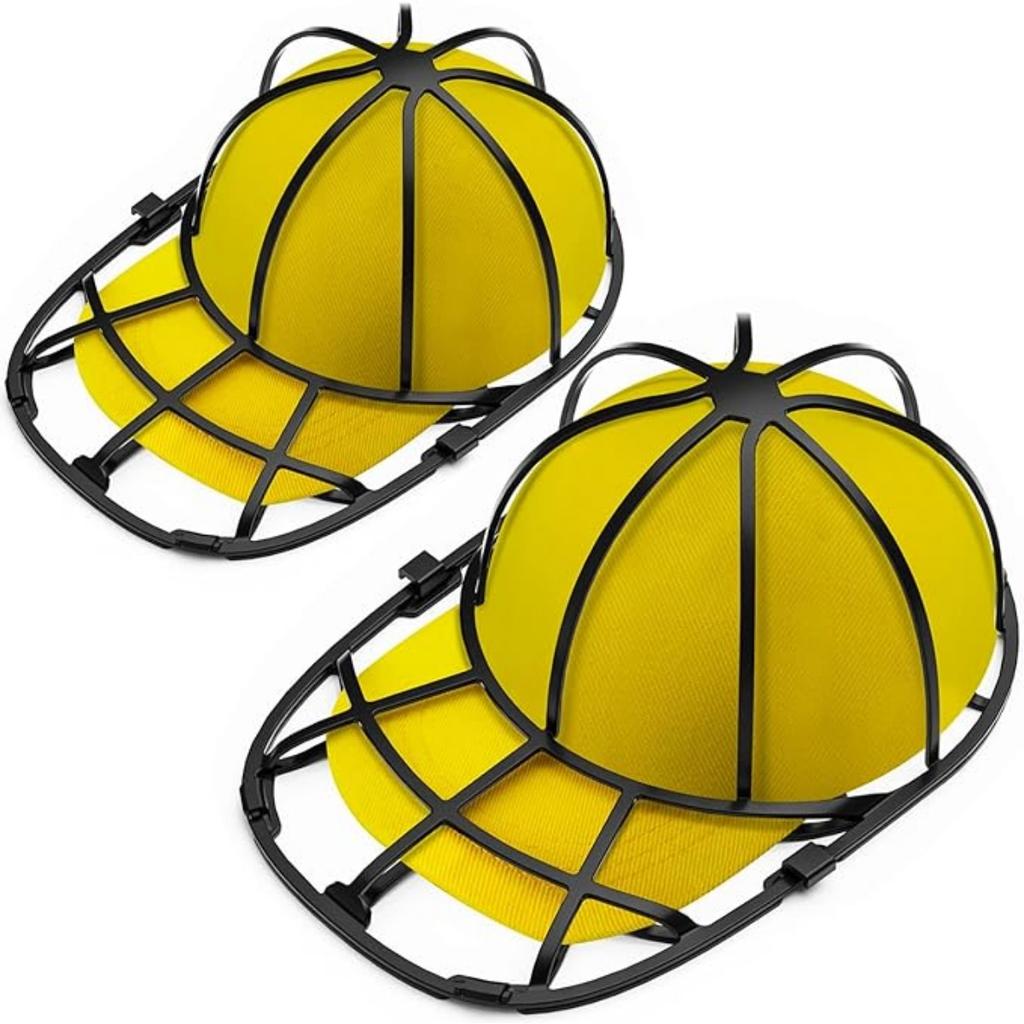 2 Pack Hat Washer for Baseball Cap Washer Cage for Washing Machine,Ball Cap Washing Frame Hat Cleaner Holder Protector for Dishwasher