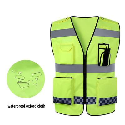 Oxford Cloth High-Visibility Reflective Safety Vest