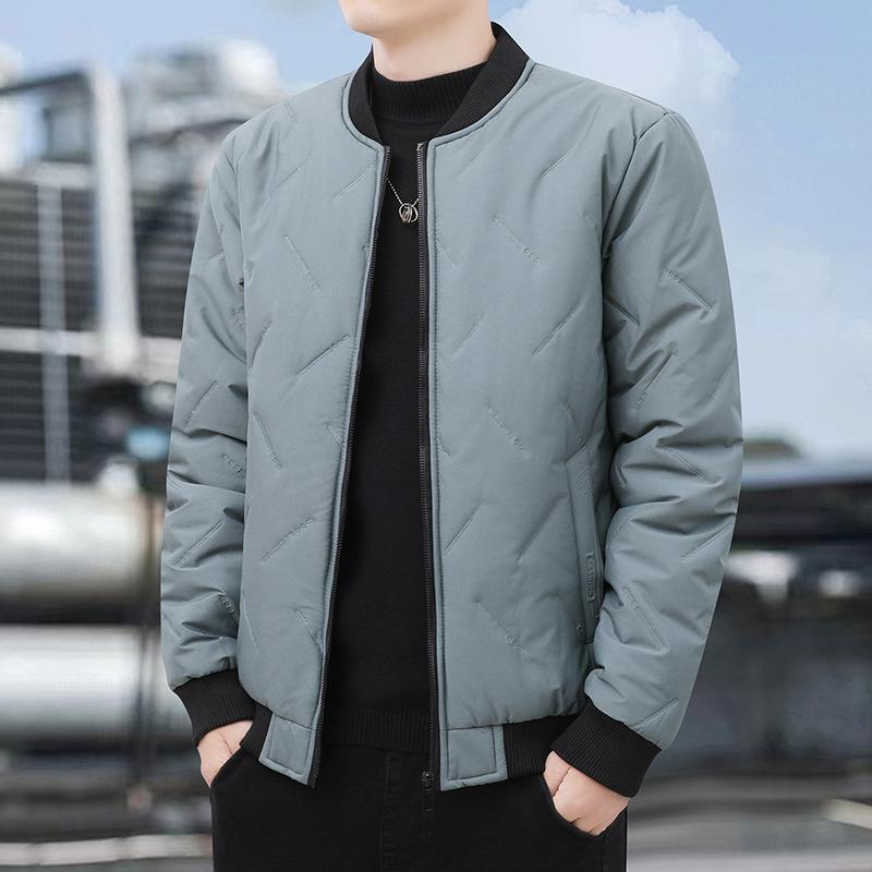 Casual down cotton jacket men's winter thickened warm cotton clothes young students Korean version of winter jacket cotton jacket