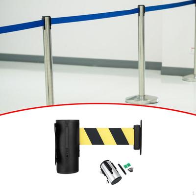 Wall Mount Retractable Belt Barrier Crowd Control Nylon Multifunctional for Restaurant