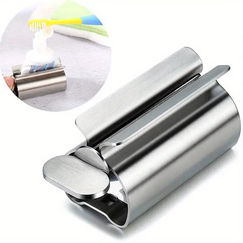 Stainless steel toothpaste squeezer Manual rotation facial cleanser toothpaste squeezer