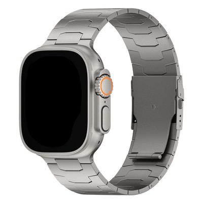 Pasek ze stopu tytanu do zegarka Apple Watch Ultra Band 49mm 26mm luksusowy design metalowa bransoletka z ogniwami Correa iWatch ultra 2 49mm opaski