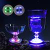 1pc LED Luminous Coasters Light Up Glass Drinking Bottle Cup Mat for Parties Weddings Bar Christmas Home Pub