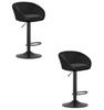 EAST Stool - Black Velvet / Black Base X 2