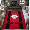 Ajax Amsterdam Bedruckter Kristall-Samt-Teppich Rutschfester Kristall-Samt-Teppich für Sofa, Schlafzimmer, Innenbereich, Heimdekoration