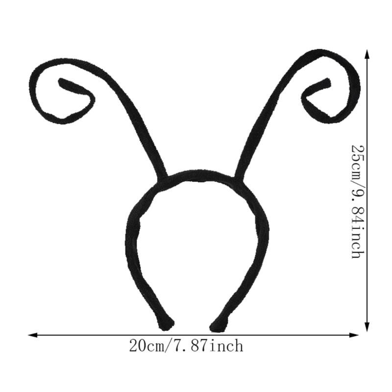 2Pcs Butterfly Antenna Headband Bugs Antenna Headband Hair Band for Halloween Cosplay Parties Costume Accessories