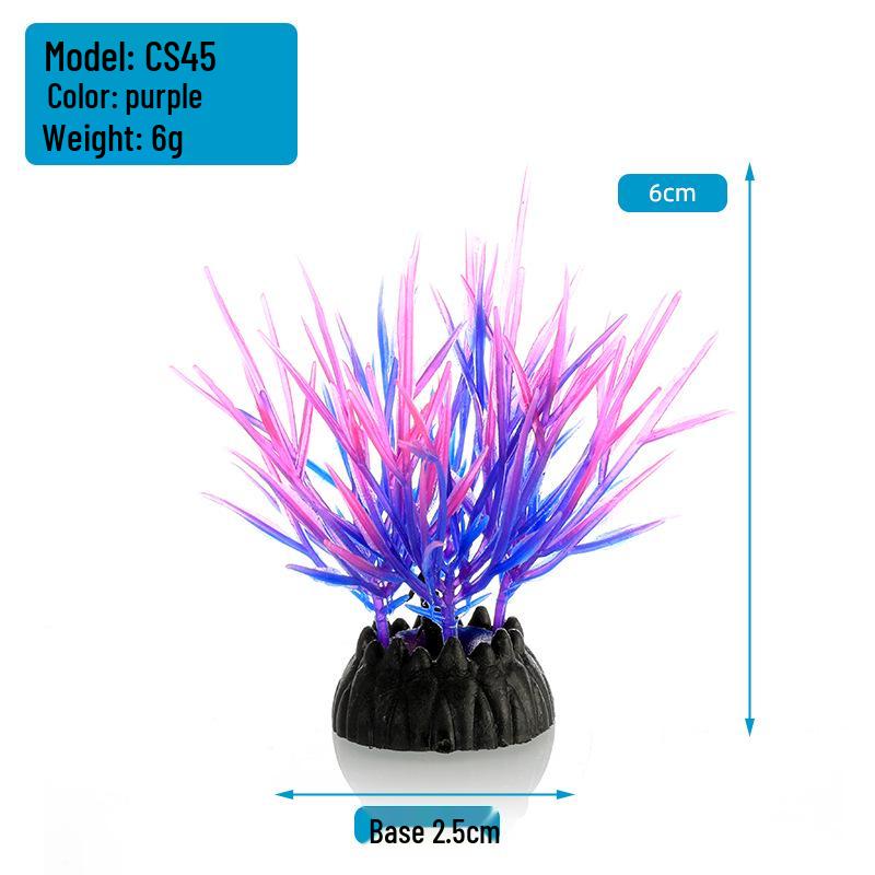 Yapay Akvaryum Dekorasyonu: Plastik Su Bitkileri ve Çiçekleri