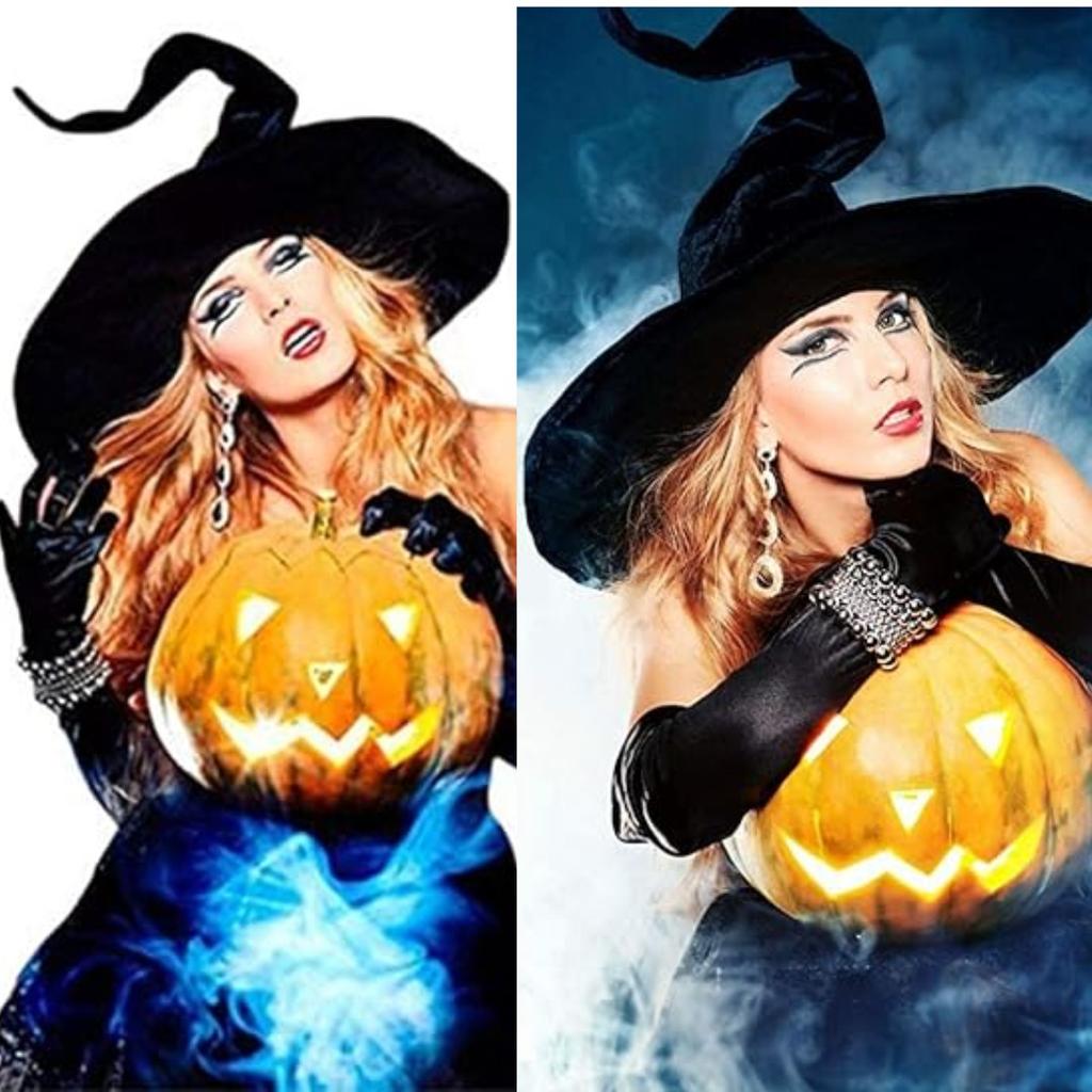 Halloween, Wrinkle Twist Magic Hat, High Quality, Thick Velvet Fabric, Witch Hat, COS Dress Up, DIY Lolita Hat