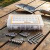 1080 Pcs Black Silver Metric Bolts Nuts Washers Kit  Furniture Assembly