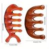 1pc Scalp Massage Comb - 5-Finger Design for Deep Relaxation, Fatigue Relief & Gua Sha Relax, Durable Plastic, Head Massager, Acupuncture