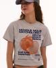 MATCHGLOBE Peach Crop Top (Beige)