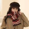 Korean Style Women Scarf Jacquard Woolen Neckerchiefs Fashion Winter Knitted Scarves  Gifts
