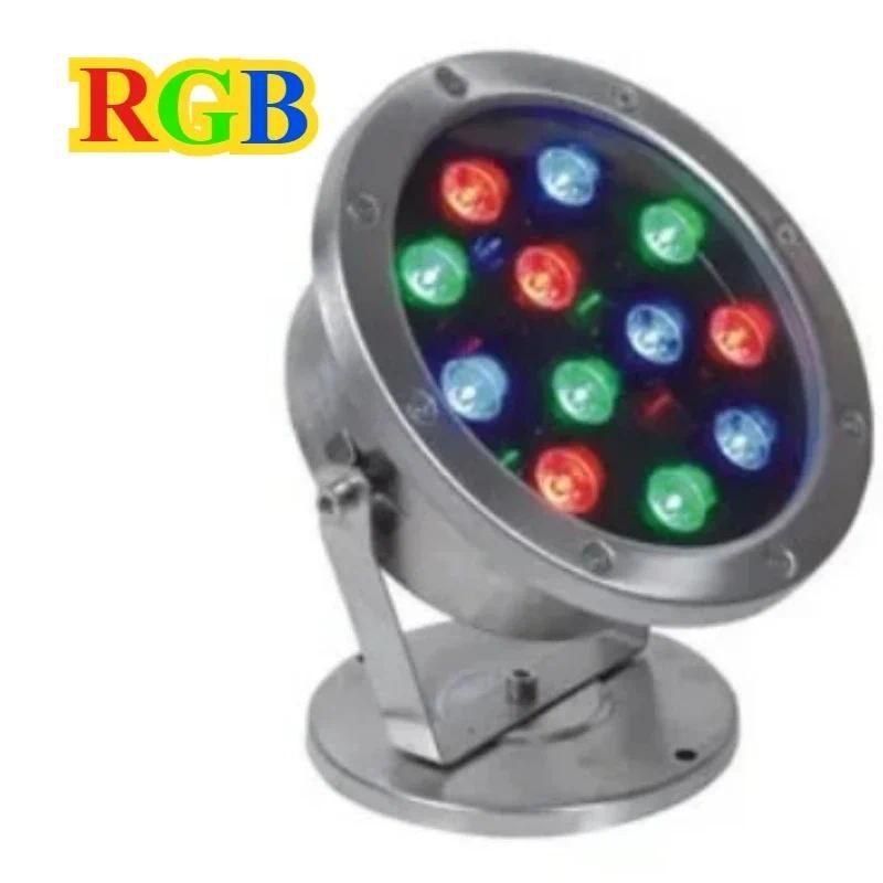 6W 12W 18W 24W 30W 36W LED Underwater Spotlights Pond Submersible Night Lamp Outdoor Garden Swimming Pool Party Landscape Lamp